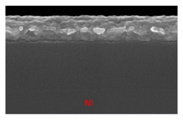 Результаты технологических процессов. Осаждение слоёв никеля