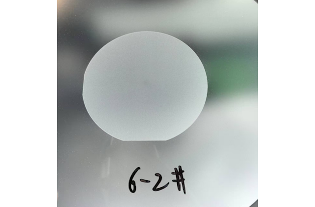 Пластины сапфира Ø100 мм после двухсторонней шлифовки