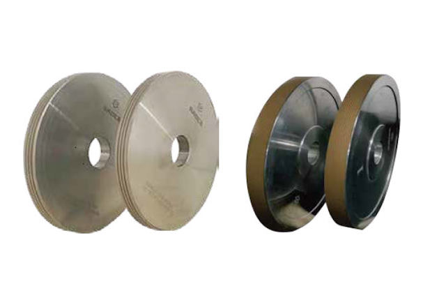 Шлифовальные круги Ø150 и Ø202 мм соответственно для снятия фаски с пластин из кремния, сапфира и карбида кремния, настраиваются под запрос заказчика