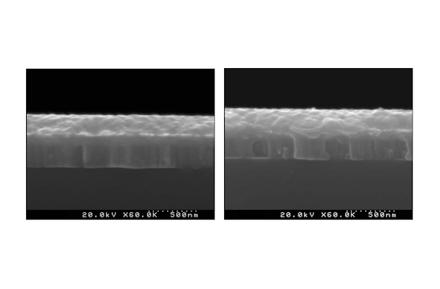 Результаты технологических процессов. Осаждение стека Ag/Cu