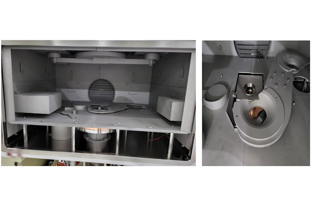 Тигель в нижней камере